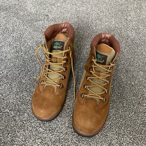 Timberland Junior Boys Brown Leather Boots